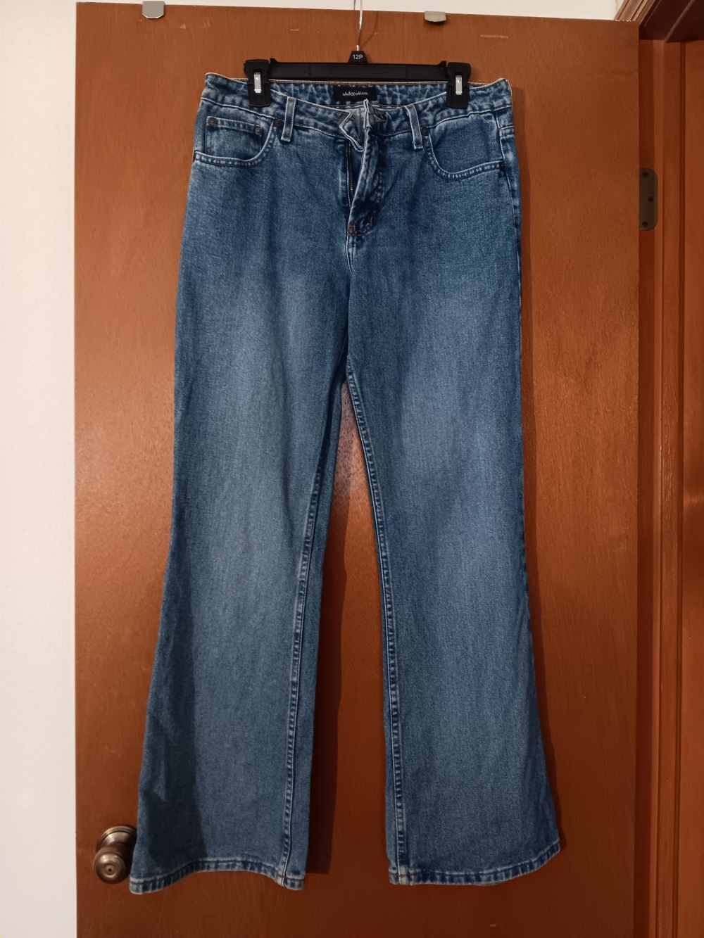 Xhilaration Medium Blue High-Rise Flare Jeans